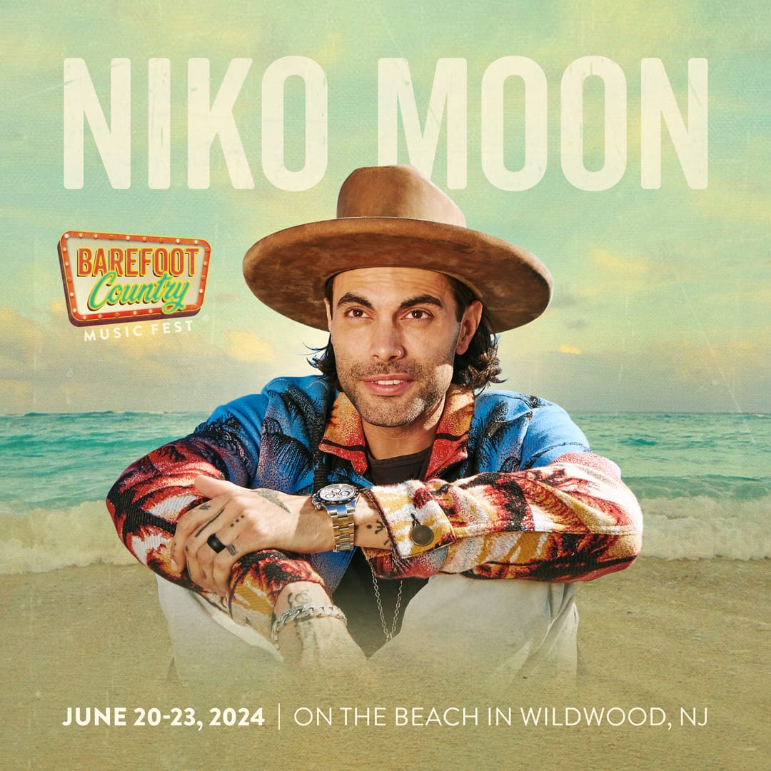 Niko Moon at Barefoot Country Music Fest 2024 | Barefoot Country Music Fest - Niko Moon Height: Country Star's Real Measurements