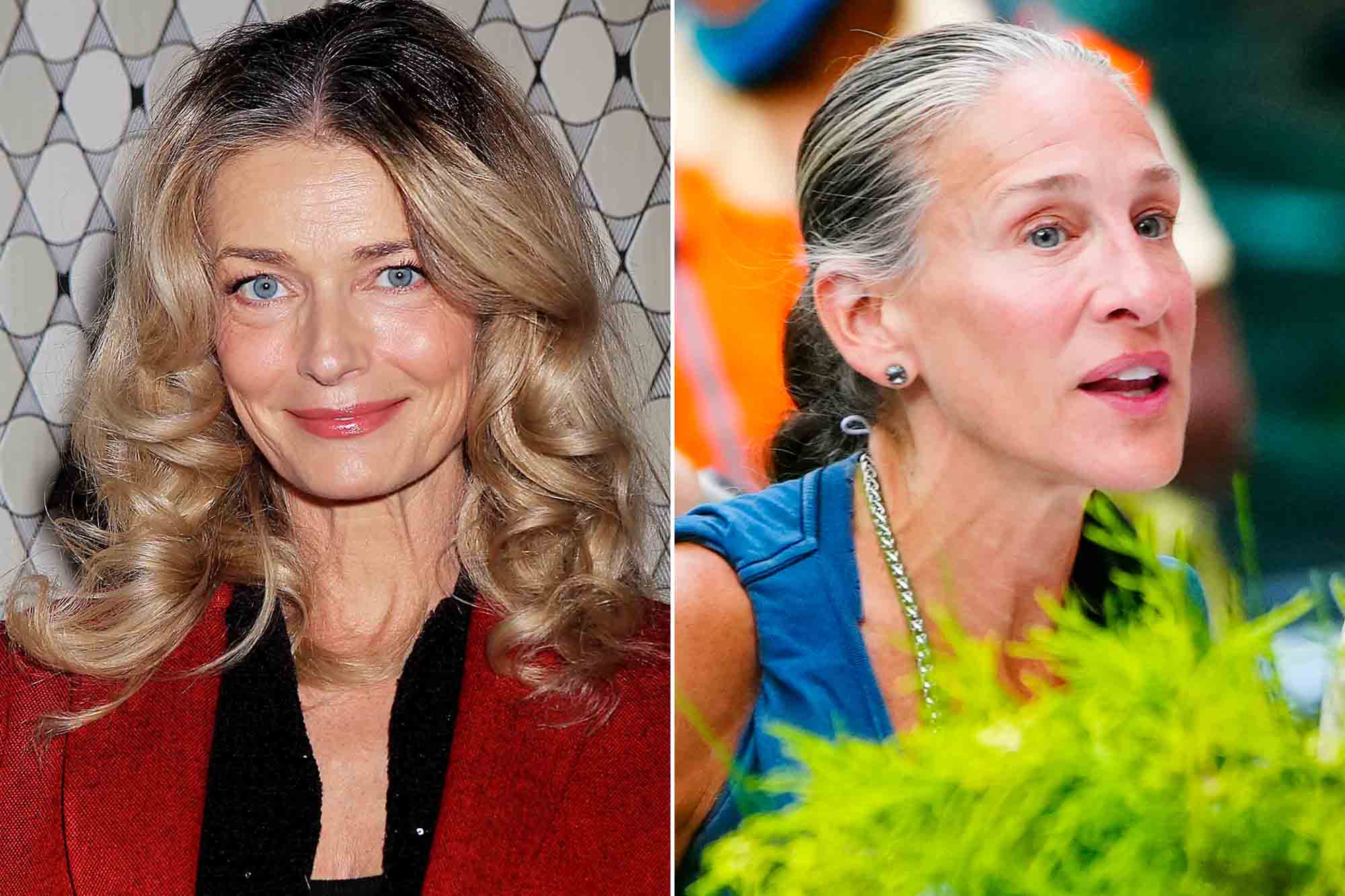 Paulina Porizkova praises Sarah Jessica Parker for gray hair - How Old Is Sarah Jessica Parker? Actress's Age And Career Highlights