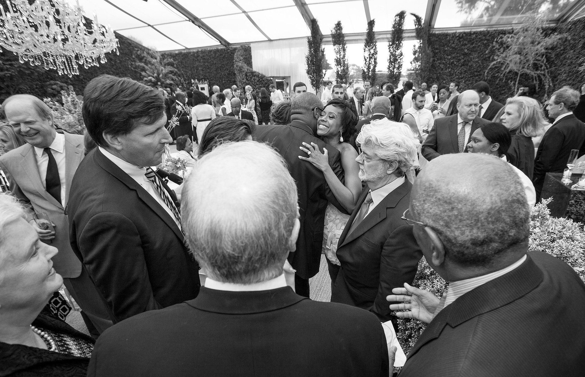 Photos: George Lucas and Mellody Hobson’s Chicago Wedding Reception - Who Is Mellody Hobson’s Husband? George Lucas: The Force Behind Her Success