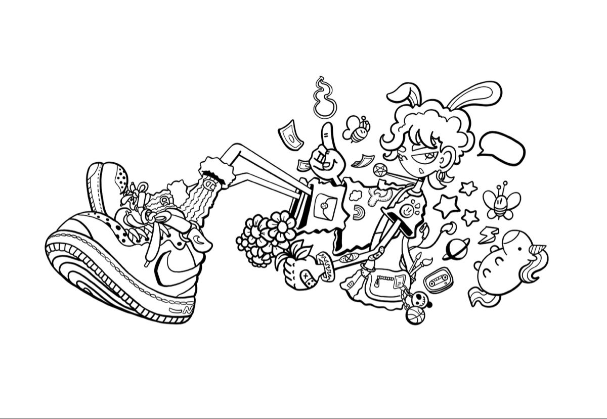 Sexy line with style Gawx by quadnk.21 Doodle Art, Trinket, Okay - Molly Jacks: Sexy Pics of the TikTok Star with a Bold Flair