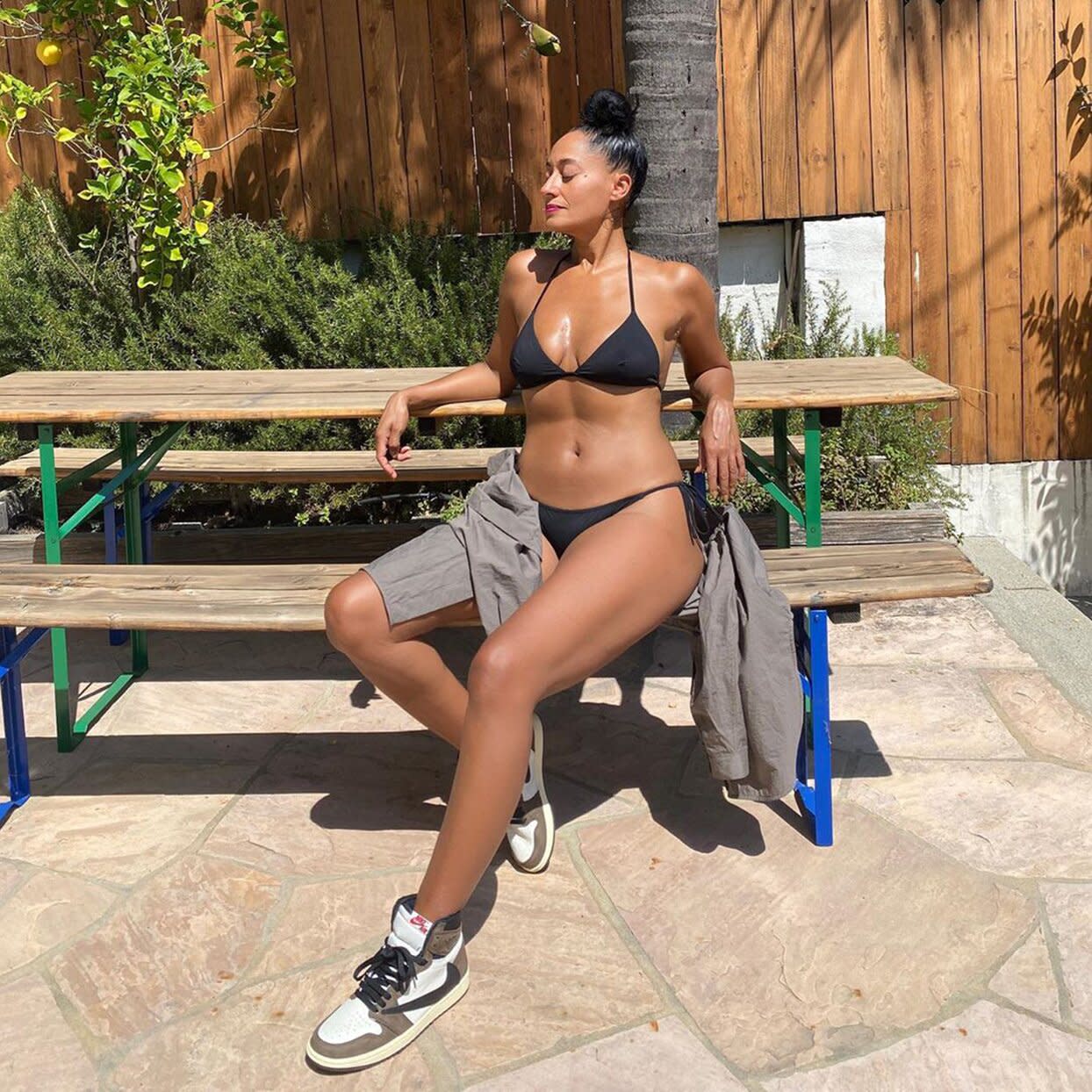 Tracee Ellis Ross Demonstrates How to Actually Wear a Bikini - Tracee Ellis Ross: Sexy Pics of the Glamorous Goddess with a Playful Side