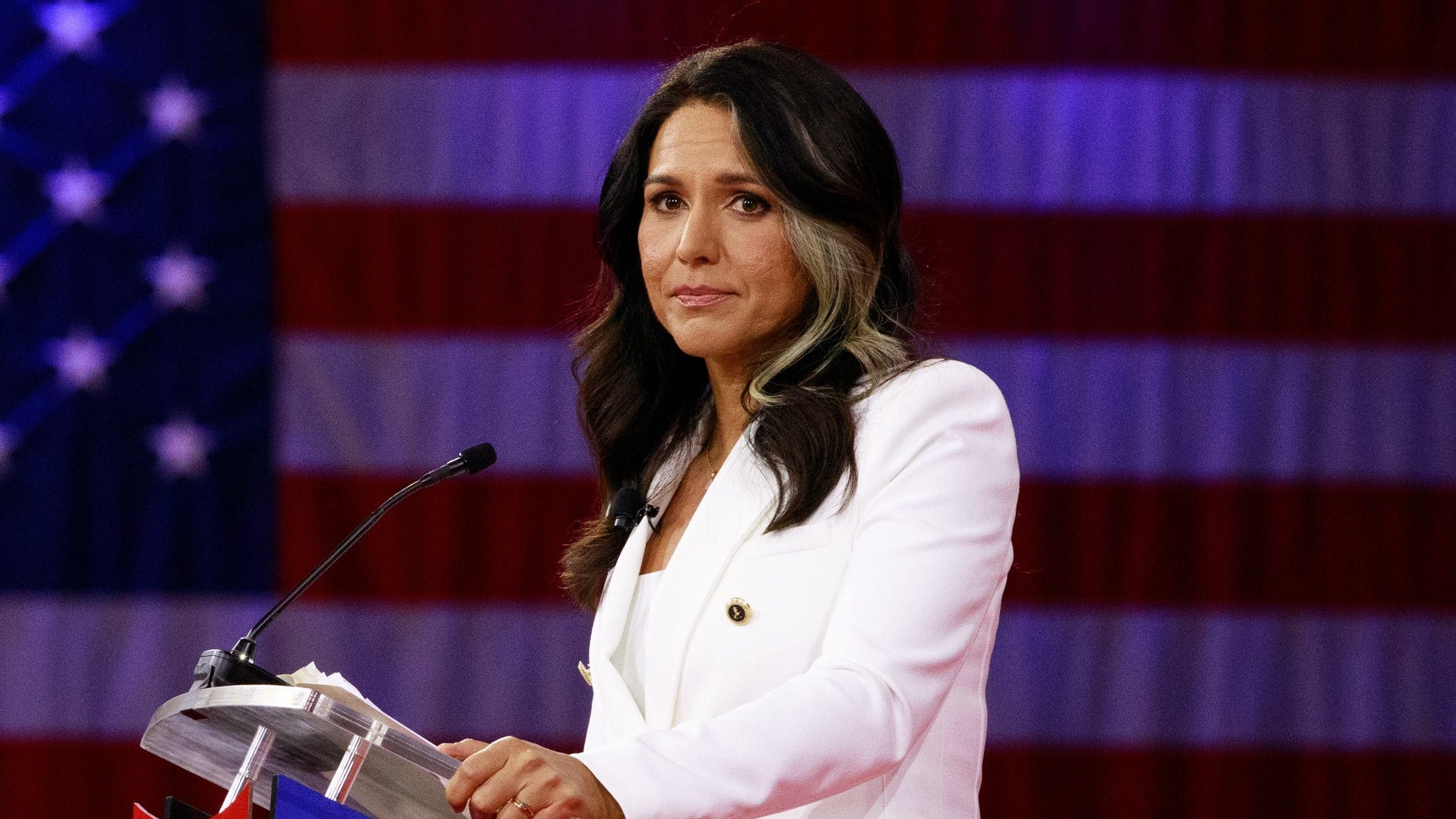 Tulsi Gabbard calls out the left's 'crazy' turn on women's sports - Tulsi Gabbard’s Public Style – Political Poise and Fashion