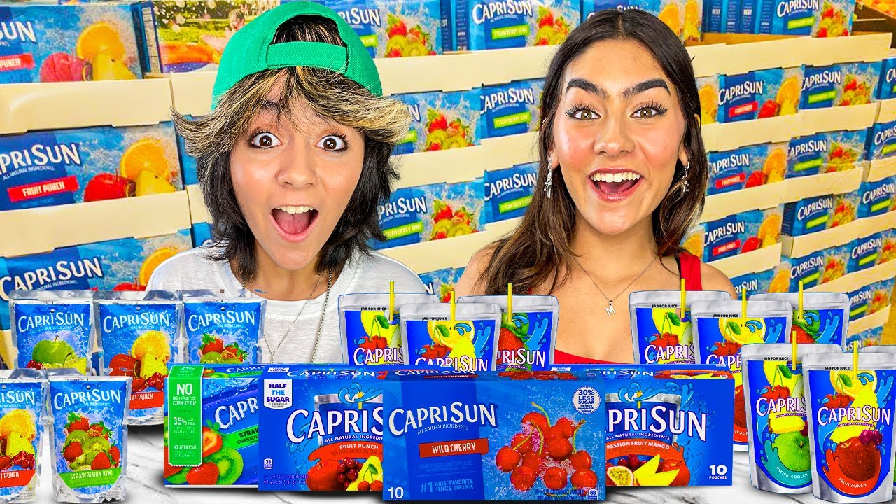 we tried every CAPRI SUN FLAVOR - YouTube - How Old Is Capri? Facts & Age About The Trending Name