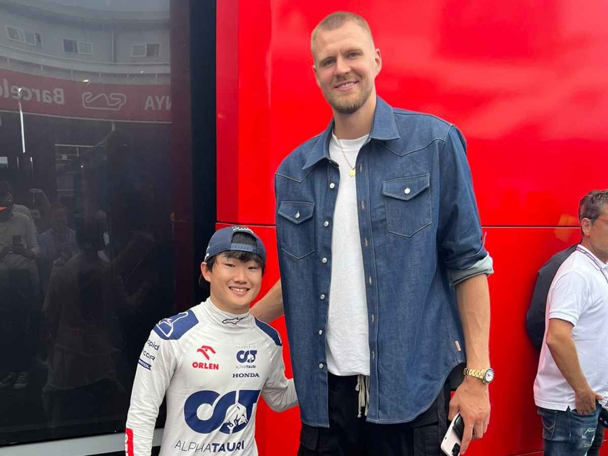 "When did Porzingis have an Asian kid" - Fans SHELL SHOCKED by Kristaps - Yuki Tsunoda Height – How Tall Is the F1 Racing Sensation?