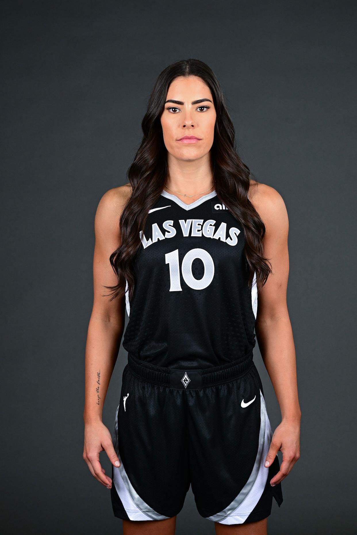 WNBA Star Kelsey Plum Kicks Off the Season in Cropped Leather Vest - How Tall Is Kelsey Plum? WNBA Star’s Official Height
