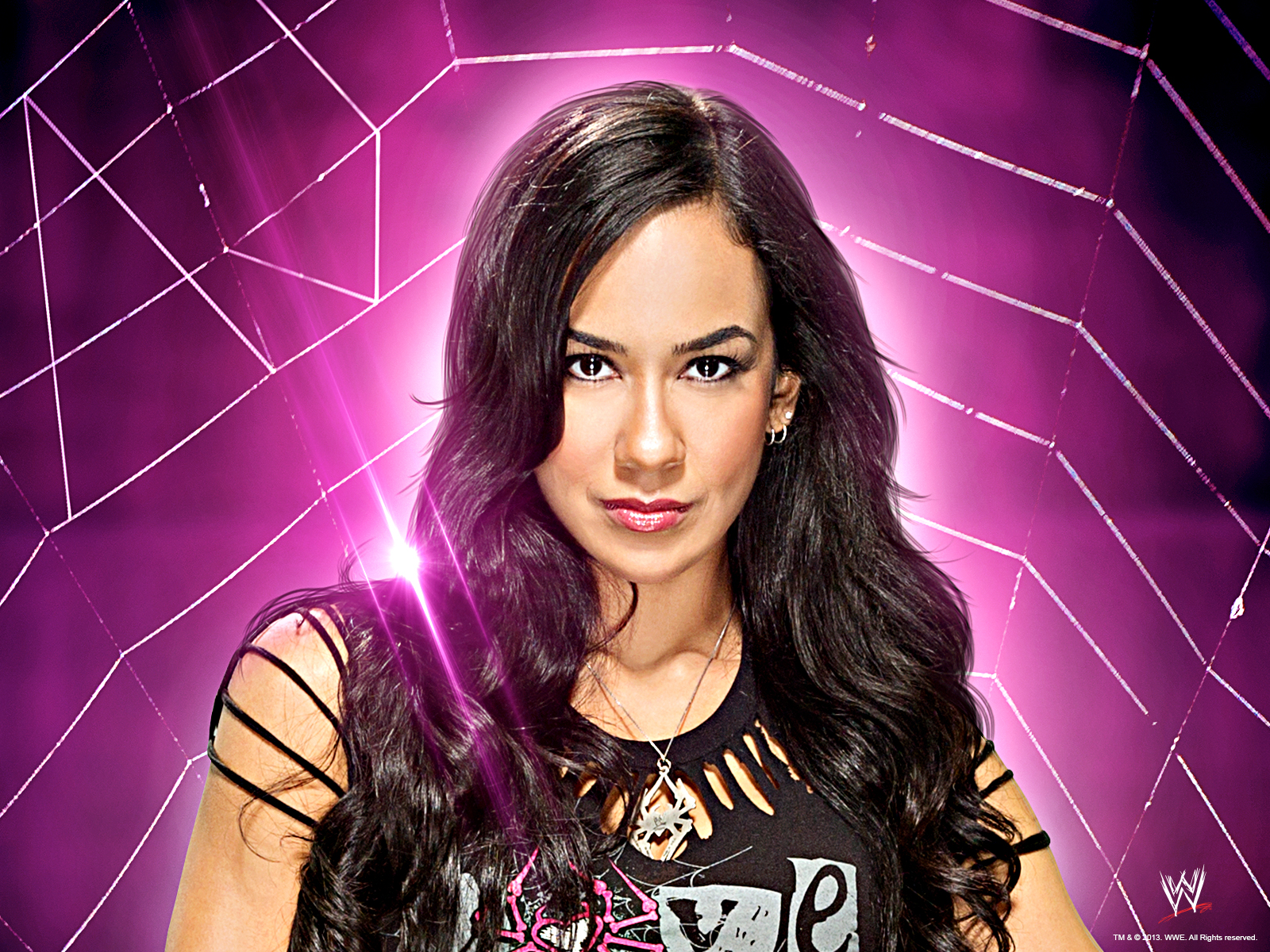 WWE Diva AJ Lee - WWE Wallpaper (36843516) - Fanpop - AJ Lee Turns Up The Heat: Sexy Pics Of The WWE Diva Icon